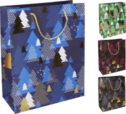 Cadeautas M Kerstmotieven