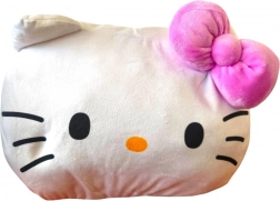 Pluchen kussen met handopening HELLO KITTY