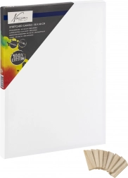 schildersdoek 30 × 40 cm van katoen