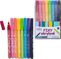 CreaFun acrylstiften 8 kleuren