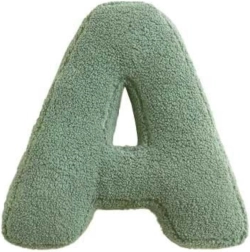 Mealini pluchen letter A groen - 1 stuk