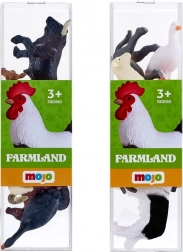 mojo mini wereld – boerderijdieren, set van 6 figuren