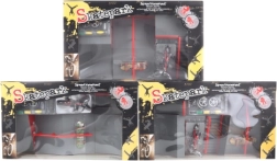 Set ramp Skatepark met miniatuur skate en fiets