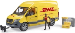 Bruder Mercedes-Benz Sprinter DHL met chauffeur en accessoires