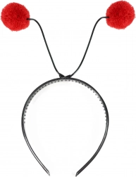 Kinder haarband Lieveheersbeestje met sprieten