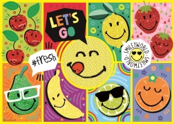 Puzzel 200 stukjes Vrolijke Smiley