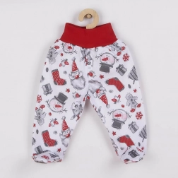Baby katoenen half-slofbroek New Baby Christmas