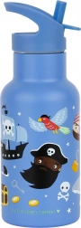 RVS drinkfles met piratenmotief 350 ml