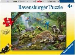 Ravensburger puzzel Dieren van het regenwoud 60 stukjes