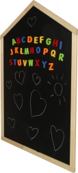 Magnetisch krijtbord voor kinderen 92 × 62 cm