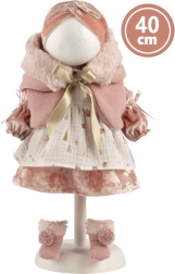Kleding set voor pop 40 cm – elegante roze set Llorens Lucia