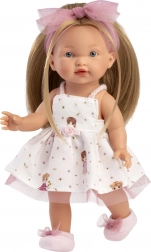 Realistische pop Llorens Valeria met volledig vinyl lichaam - 28 cm