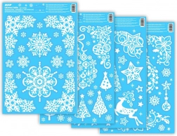 Kerstvenster Glitr Folie 20x30 cm