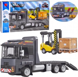 Technische bouwset – truck met oplegger en heftruck 1:42, 404 onderdelen