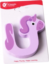 Classic World houten letter U