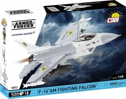 COBI bouwset F-16 AM Fighting Falcon – Oekraïense kleurstelling, schaal 1:48 (500 stenen)