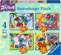 Puzzel 4-in-1 Disney Stitch