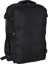 Zwarte reis- en handbagagerugzak 45 × 30 cm