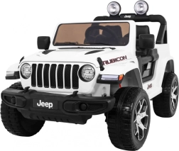 Elektrische kinderauto JEEP WRANGLER RUBICON met afstandsbediening – wit