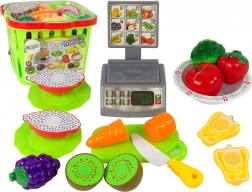 Mand voor het snijden van groenten Weegschaal voor in de winkel