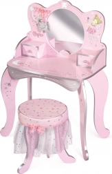 Houten toilettafel met stoeltje Magic Maria