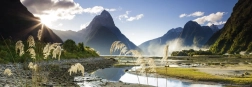 Panoramische puzzel Milford Sound Nieuw-Zeeland 1000 stukjes