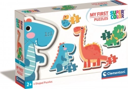 Clementoni mijn eerste puzzel dinosauriërs 4v1