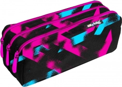 Schooletui met 3 ritsen Line Girl