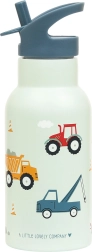 A Little Lovely Company roestvrijstalen drinkfles 500 ml – Voertuigen