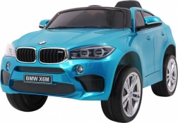 Elektrische BMW X6M kinderauto met afstandsbediening – Blauw