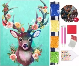 5D diamond painting – hert 30 × 40 cm