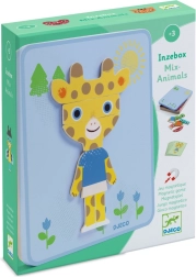 Djeco magnetisch spel Inzebox mix van dieren