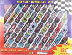 Set van 50 metalen autootjes