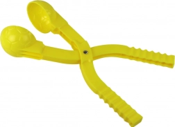 Gele sneeuwballenmaker met balpatroon