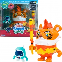 Piñata tijger Mo met 2 figuurtjes PINATA SMASHLINGS
