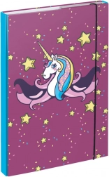BAAGL mappen voor schoolschriften A4 eenhoorn
