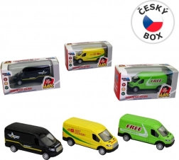 Metalen busje met terugtrekmotor voor kinderen