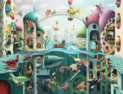 Ravensburger puzzel 2000 stukjes – If Fish Could Walk