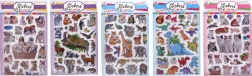 Dierensstickers – mix varianten
