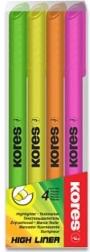Kores Highlighter High Liner Set 4 stuks