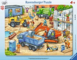 Ravensburger puzzel Grote bouwvoertuigen 40 stukjes