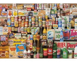 Legpuzzel GIBSONS Jaar 1980 Winkelmandje 1000 stukjes