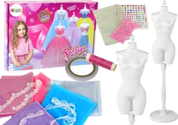 Creatieve knutselset voor het maken van jurken voor poppen