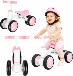 Trike Fix Tiny V2 roze loopfiets voor kinderen met vier wielen