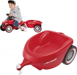 Grote aanhanger voor loopauto Bobby Car Neo rood
