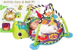Educatieve speelmat voor baby’s schildpad 3-in-1 met zwembadje en ballen