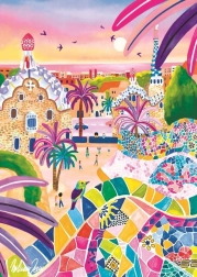 Puzzle Park Güell 1000 stukjes