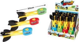 Afvuurbare pijl met elastiek