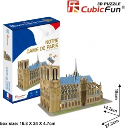 CubicFun 3D-puzzel Kathedraal Notre‑Dame – 53 stukjes