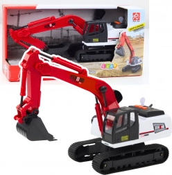 Rubber rupsgraafmachine met draaibare cabine en beweegbare graafbak